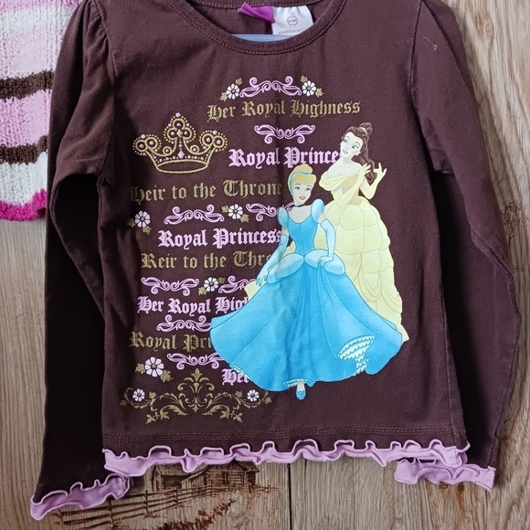 Disney Princess and Sweater Bundle Lot Girls Size 6 - Picture 2 of 7